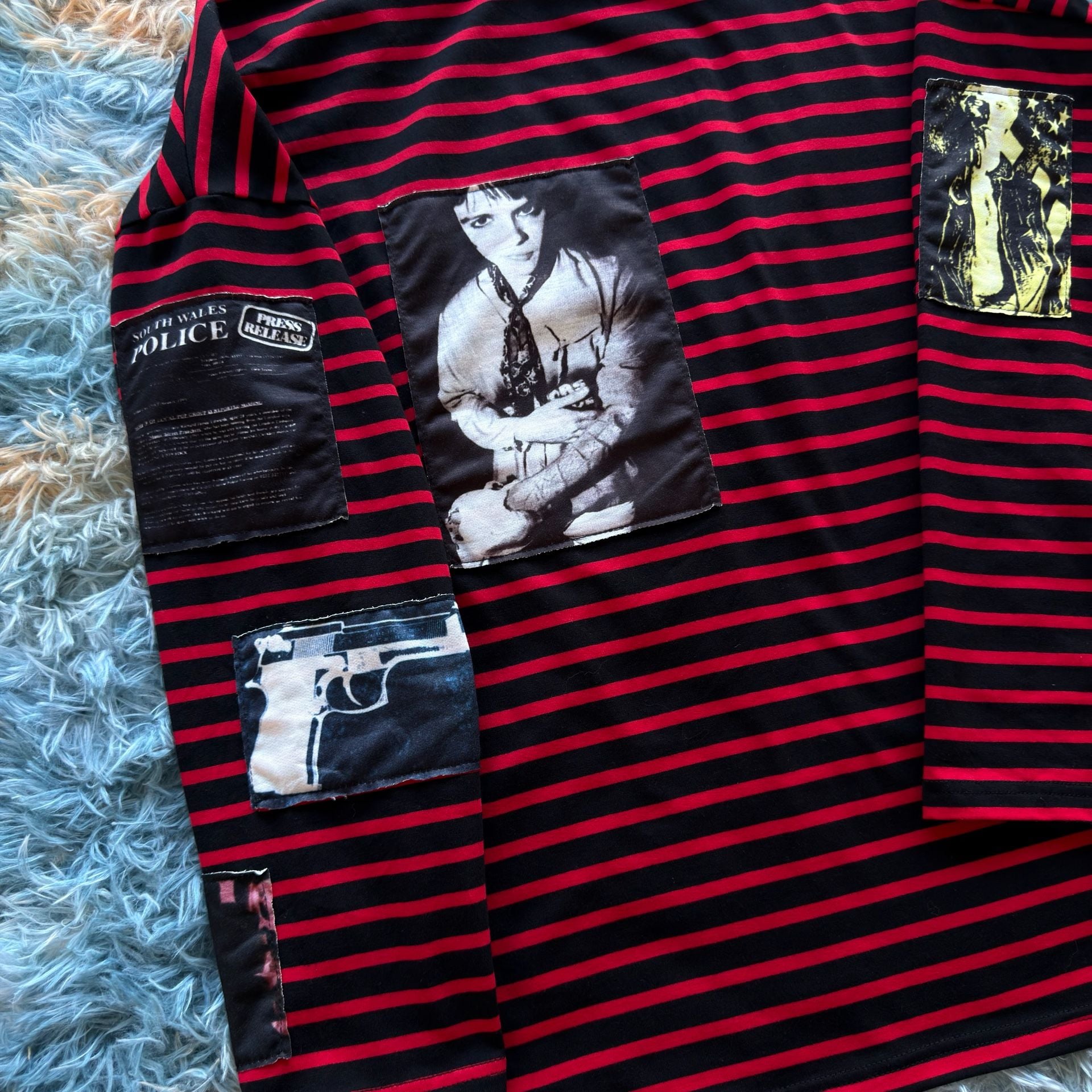Raf Simons Autumn-Winter 2003-2004 Patched Turtleneck Size M 3