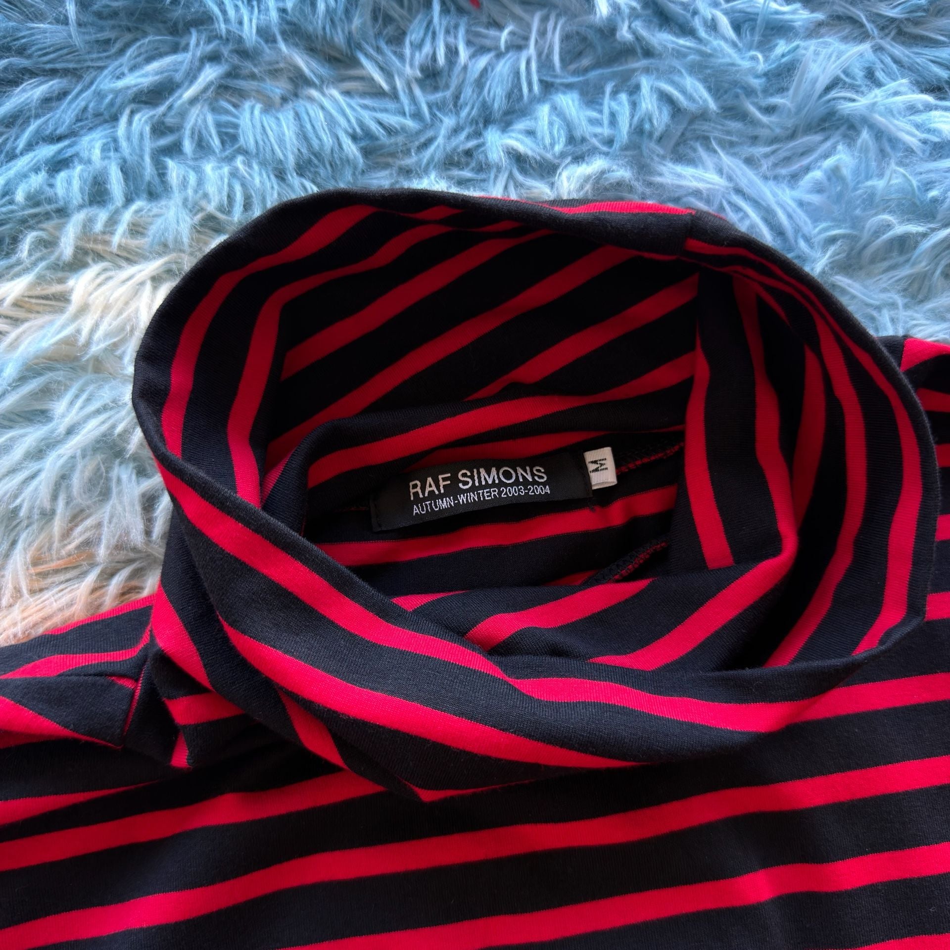 Raf Simons Autumn-Winter 2003-2004 Patched Turtleneck Size M 4