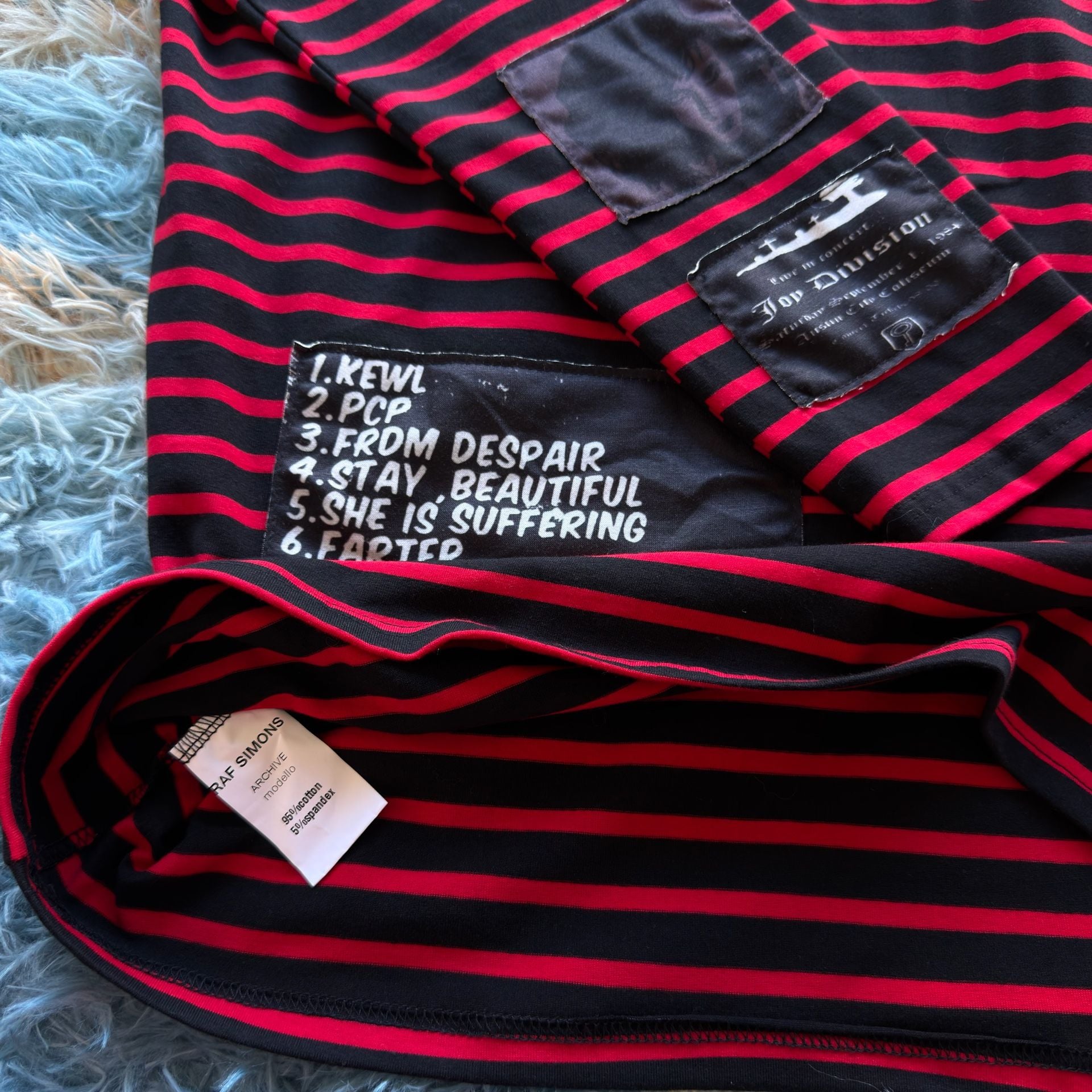 Raf Simons Autumn-Winter 2003-2004 Patched Turtleneck Size M 6
