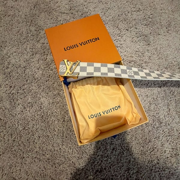 Louis Vuitton Belt white