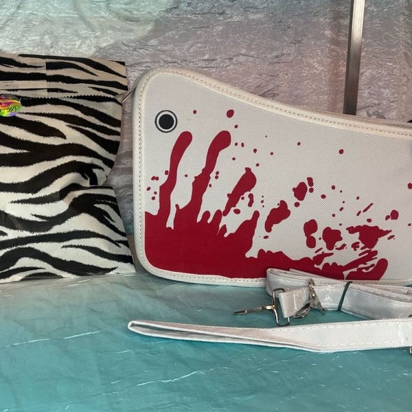 Bloody Cleaver Clutch Purse Halloween and mystery bag of fun accessories!