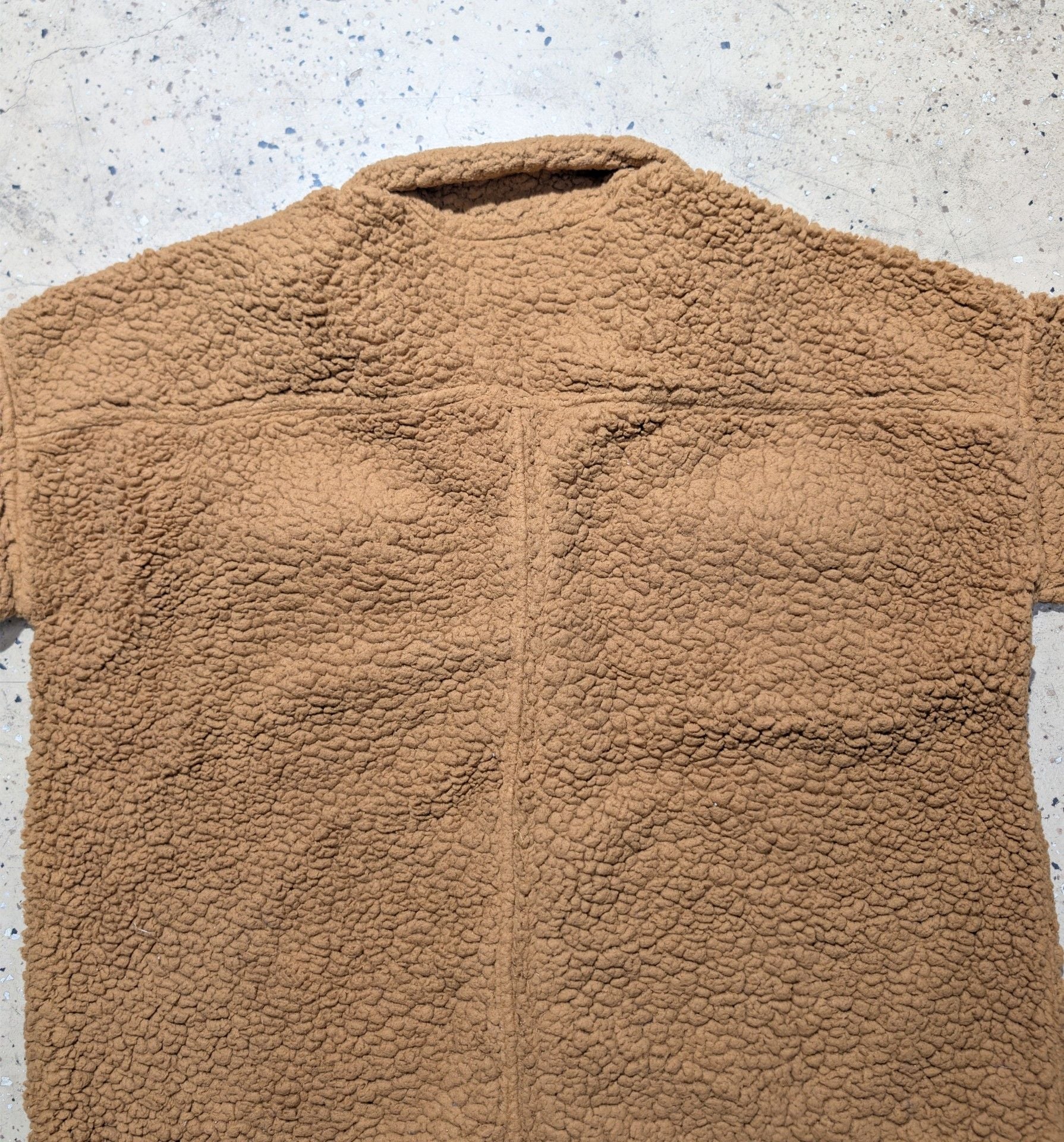 No Boundaries Sherpa Shacket Size XXXL (21) Brown Fleece Button Up 7