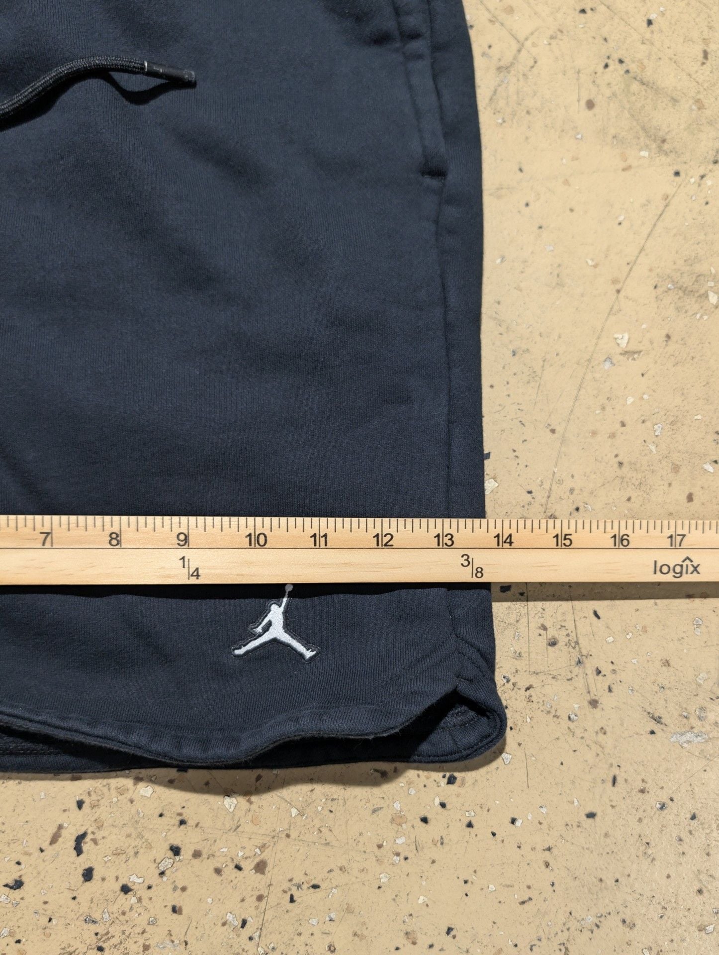 Jordan Fleece Sweat Shorts Size XL Black Jumpman 6