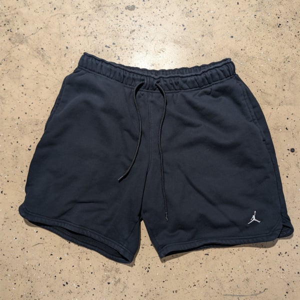 Jordan Fleece Sweat Shorts Size XL Black Jumpman