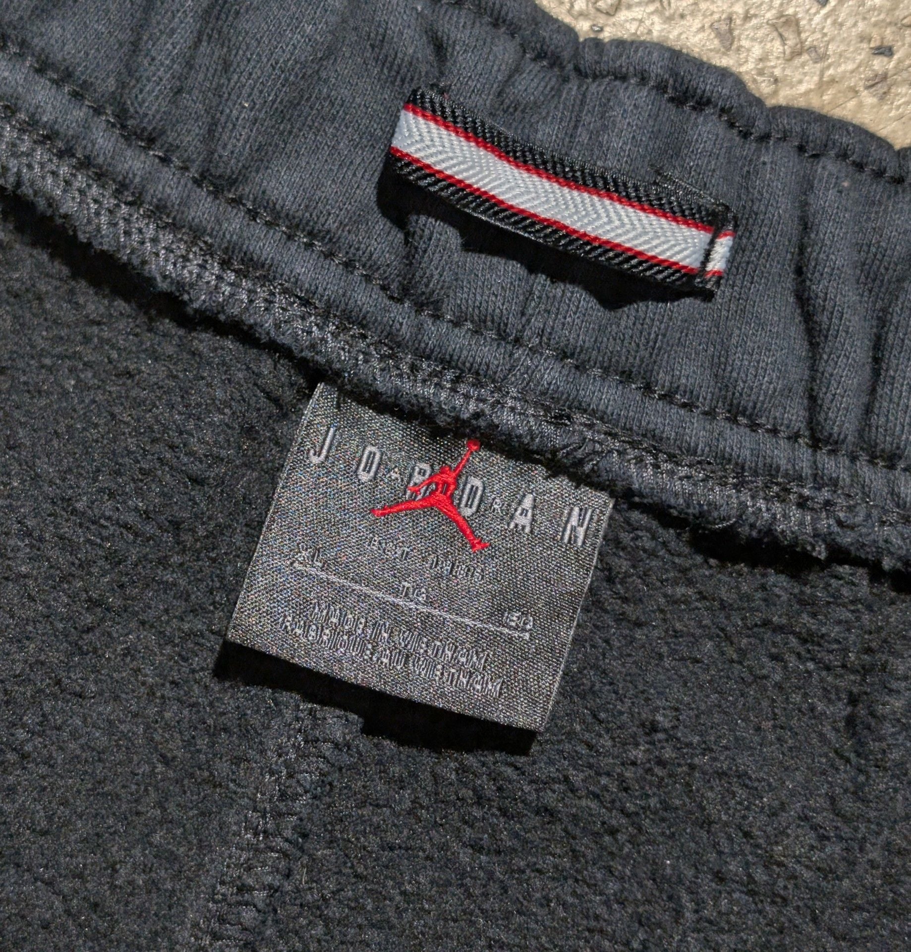 Jordan Fleece Sweat Shorts Size XL Black Jumpman 3