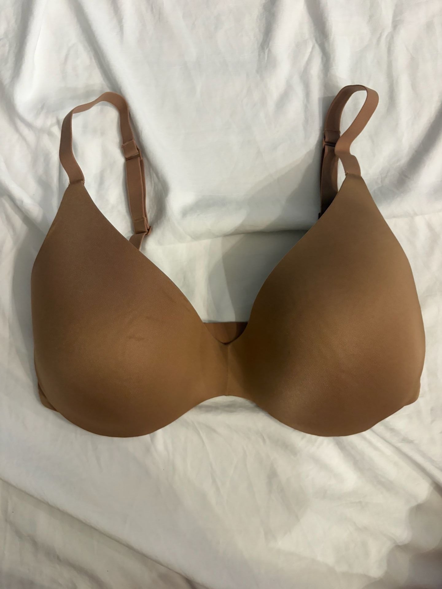 SKIMS T-Shirt Bra Size 34DDD Brown 2
