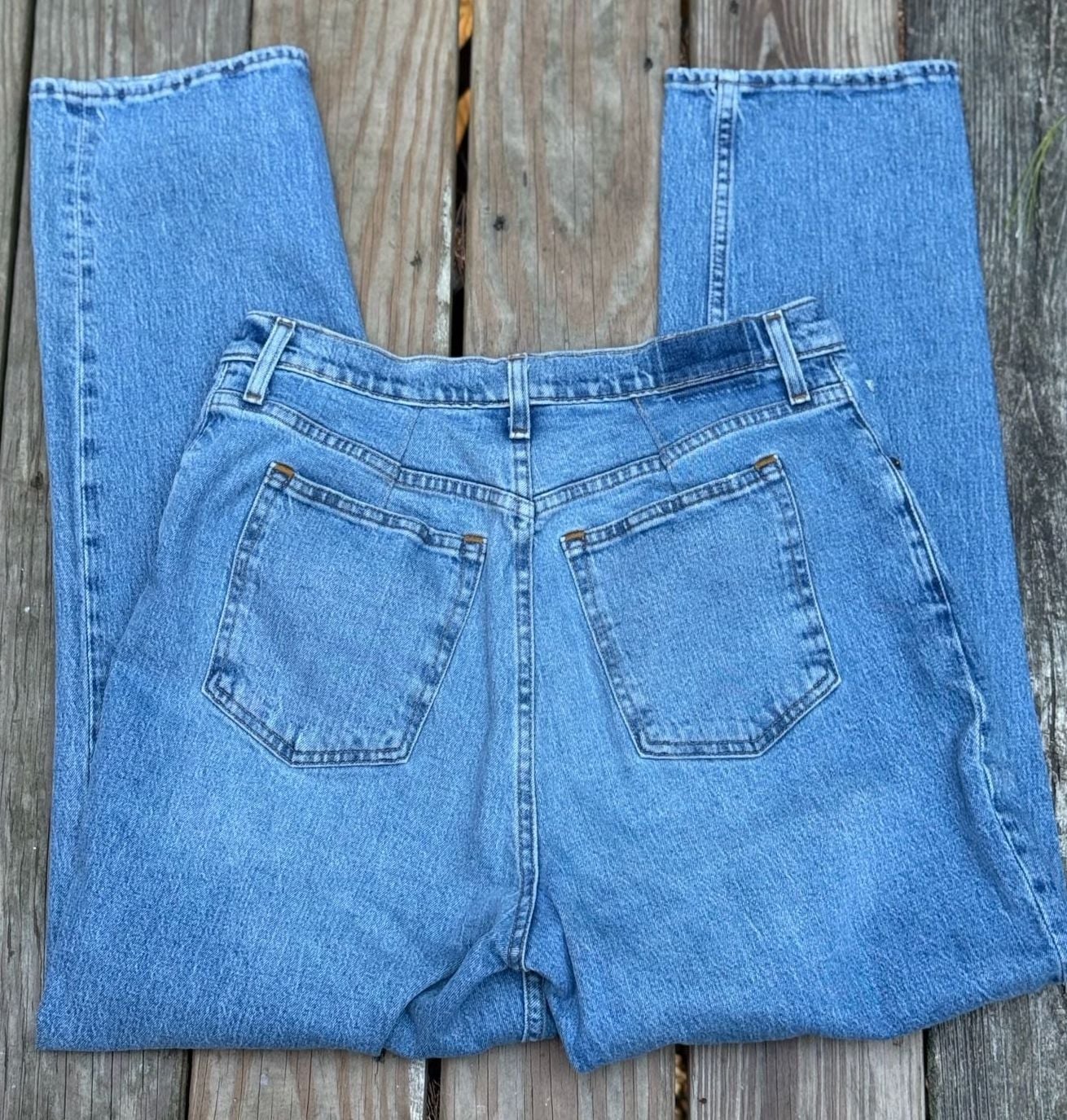 Abercrombie & Fitch The 90s Straight Ultra High Rise Jeans Size 33 16R 3