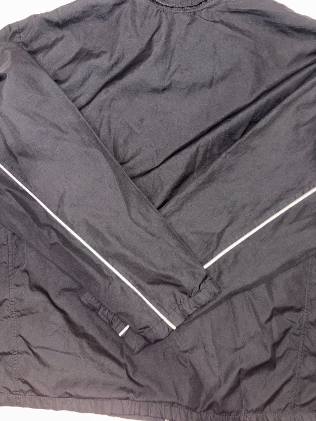 Starter Men’s 3XL Black Gray Full Zip Windbreaker Jacket Mesh Lined 10