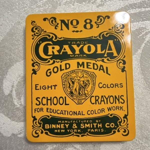 Crayola No. 8 Gold Medal School Crayons Collector's Tin