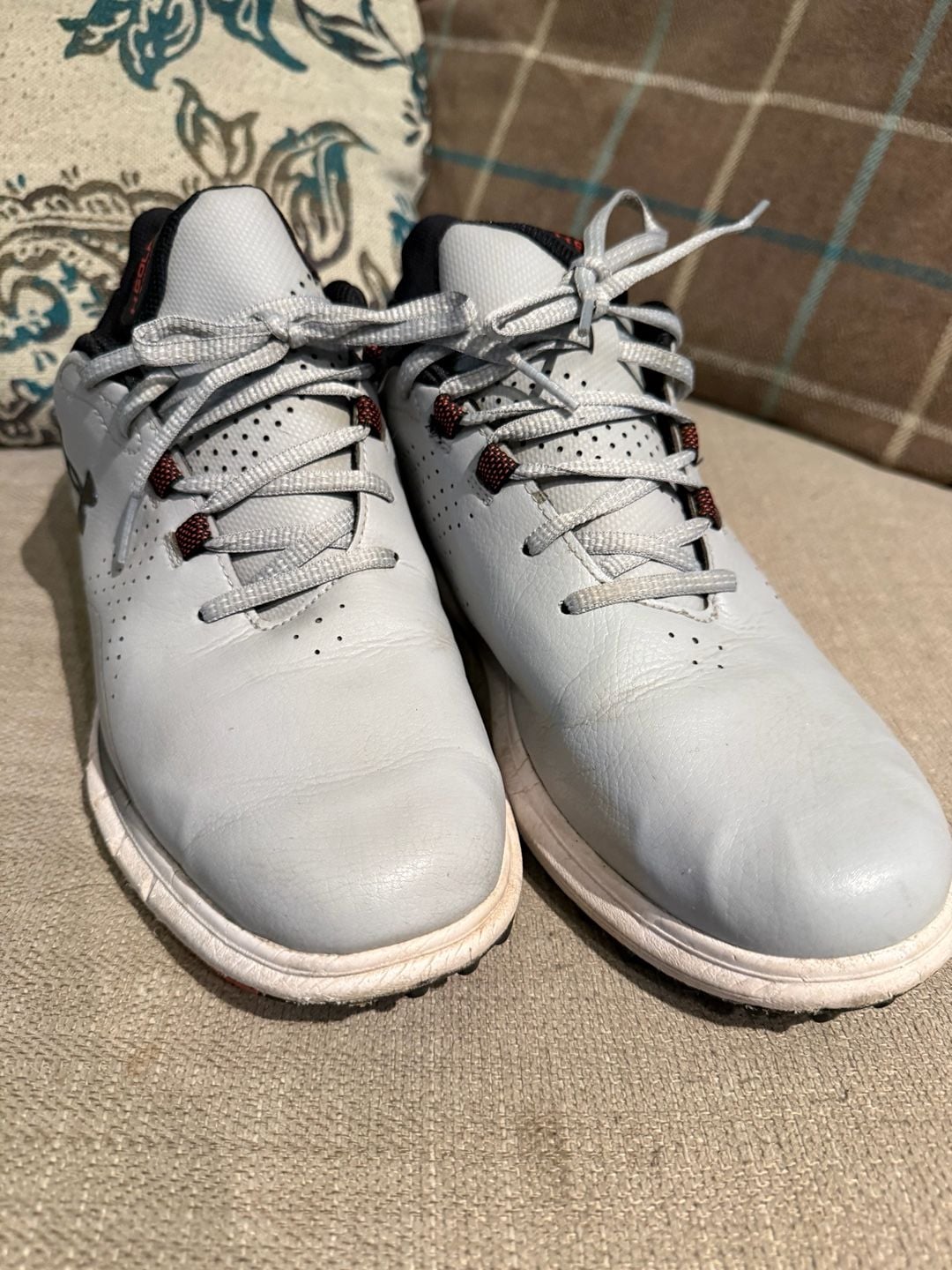 Under Armour HOVR Drive Fade Golf Shoes Size 9 Gray Black 3
