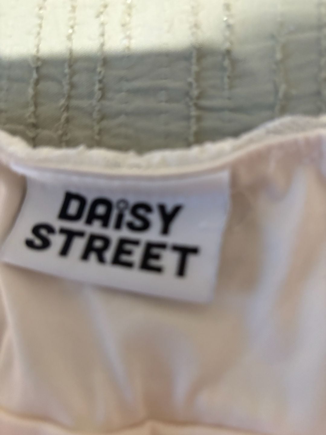 Daisy Street Lace Ruffle Mini Skirt Cream 3