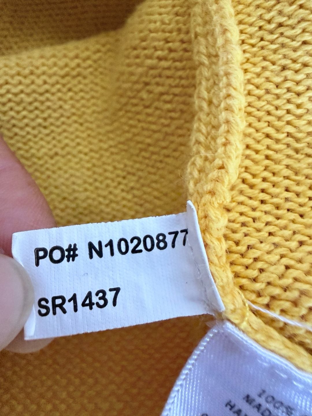 Nautica Cotton Sweater Size M Yellow Crewneck 8