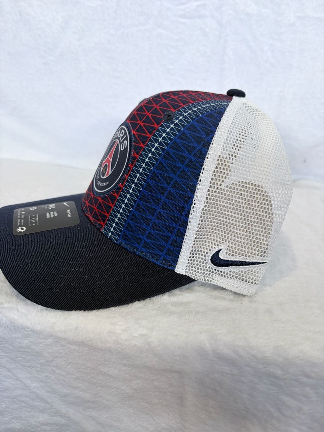 Nike Paris Saint-Germain Rise Cap Size M/L Navy Trucker Hat 4