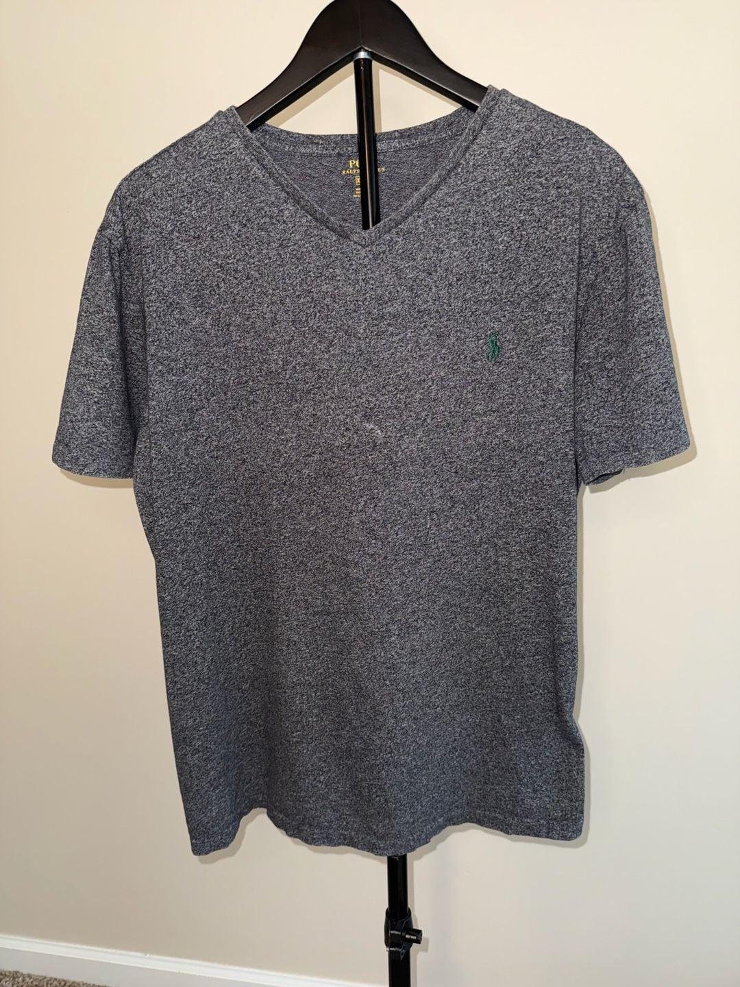 Polo Ralph Lauren V-Neck T-Shirt Heather Gray-XL 2