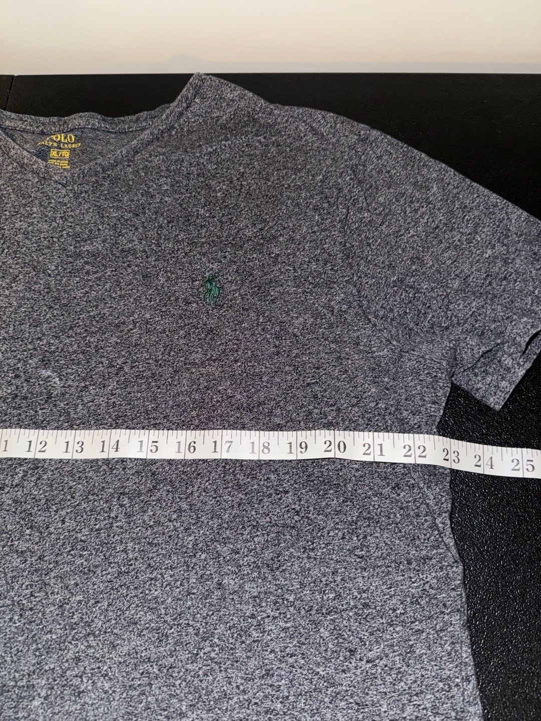 Polo Ralph Lauren V-Neck T-Shirt Heather Gray-XL 6