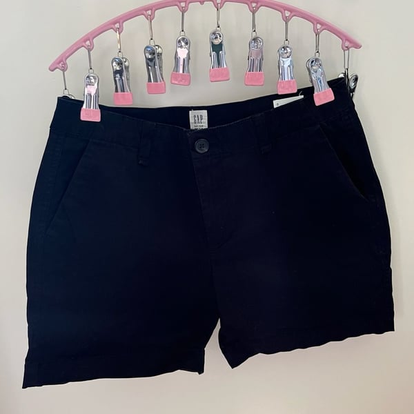 Gap City Short Size 0 Black Cotton Chino Shorts