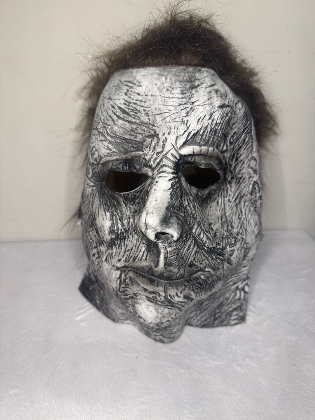Michael Myers Style Halloween Mask Brown Hair Horror Costume Cosplay 1