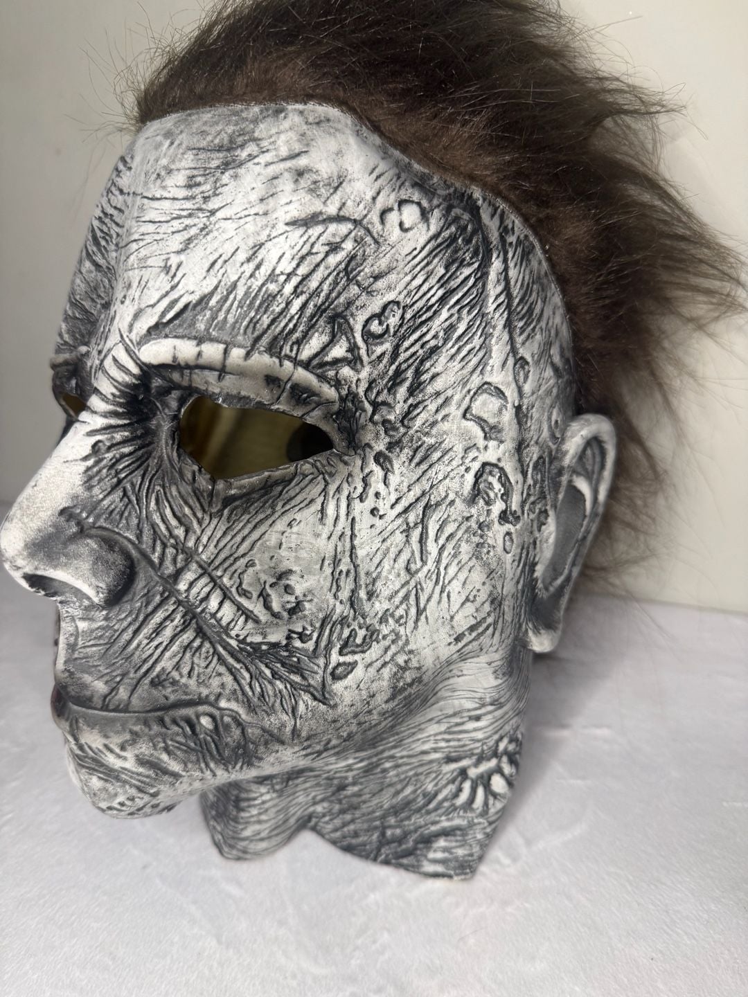 Michael Myers Style Halloween Mask Brown Hair Horror Costume Cosplay 2