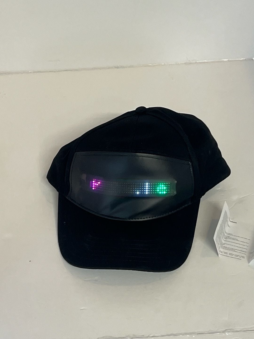 Black LED Programmable Snapback Hat / Light-Up Cap 4
