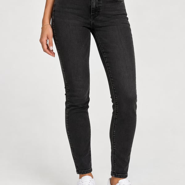 AYR Skinny Jeans W 25 L 26 Black Denim High Rise