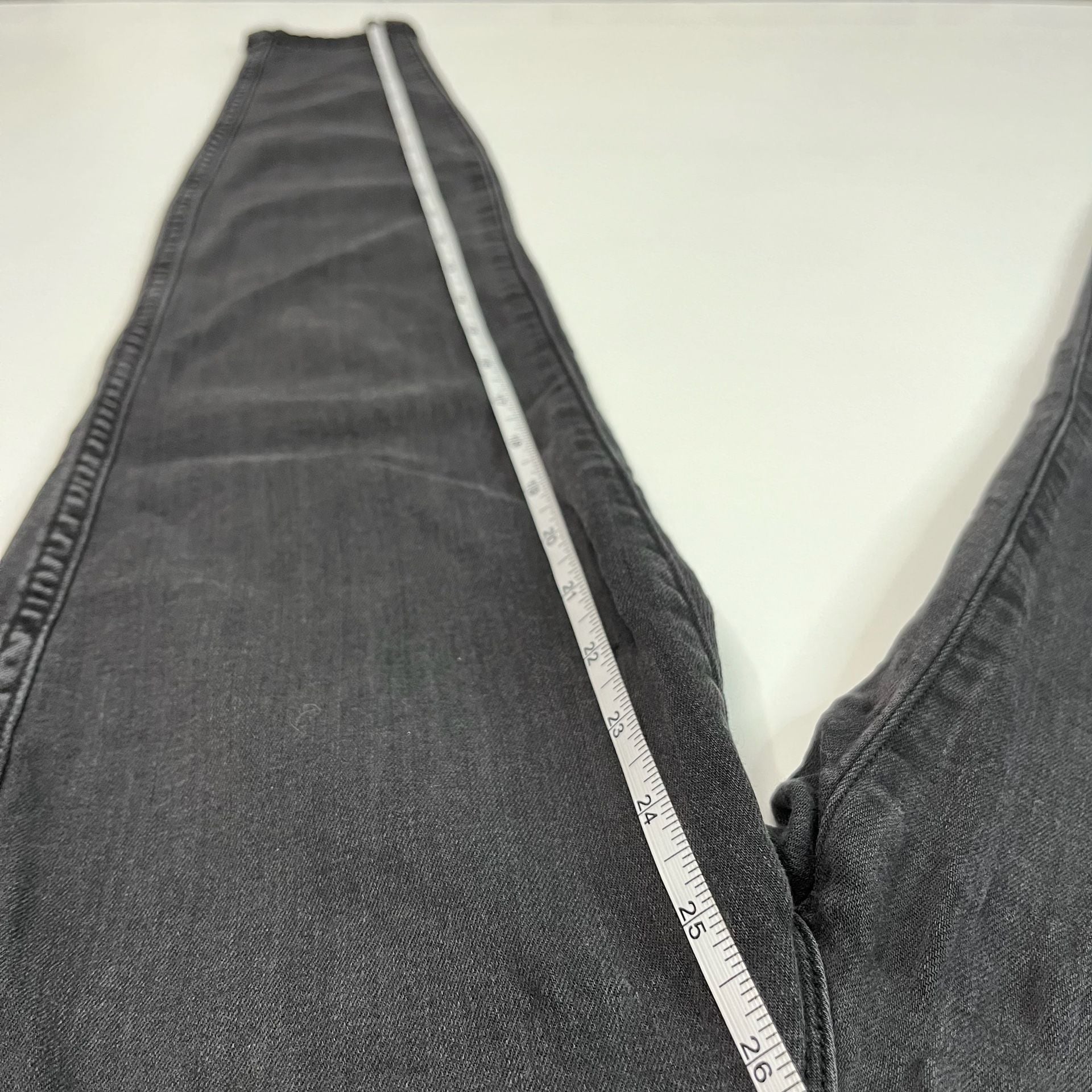 AYR Skinny Jeans W 25 L 26 Black Denim High Rise 9
