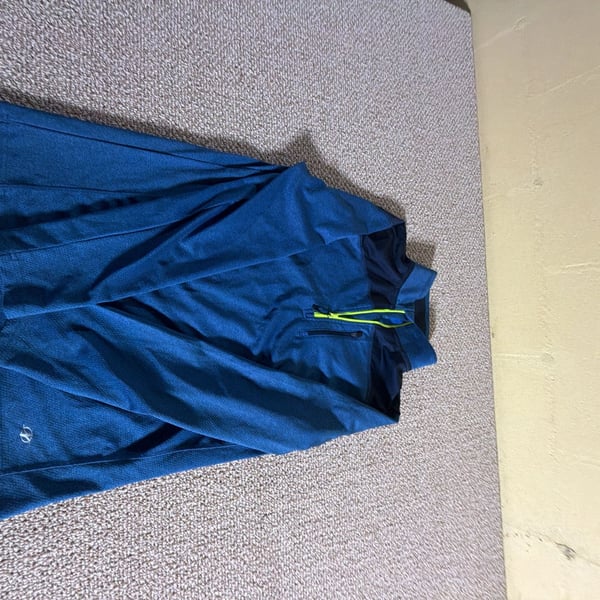 NordicTrack 1/4 Zip Pullover Size M Blue Athletic Shirt