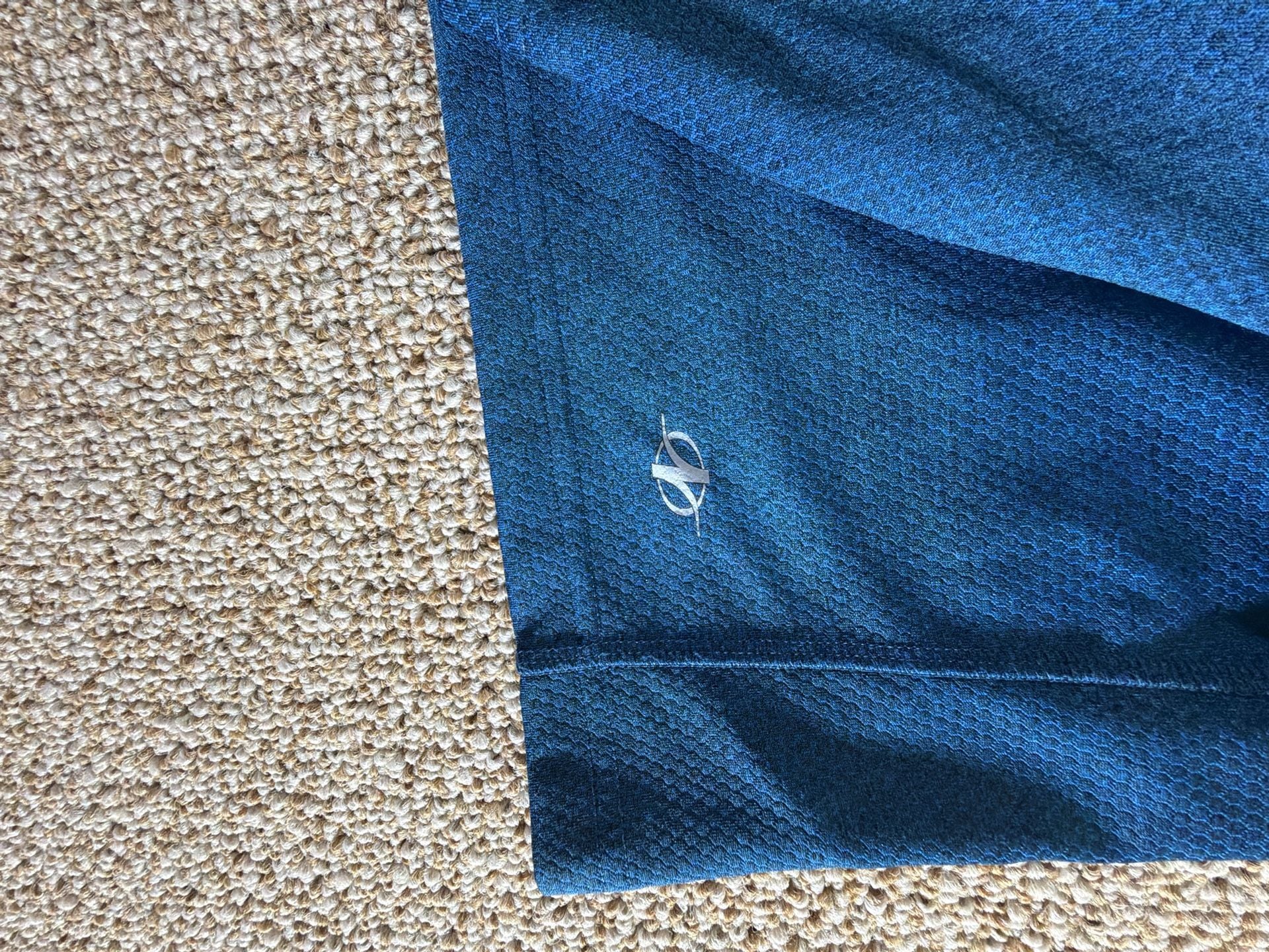 NordicTrack 1/4 Zip Pullover Size M Blue Athletic Shirt 2