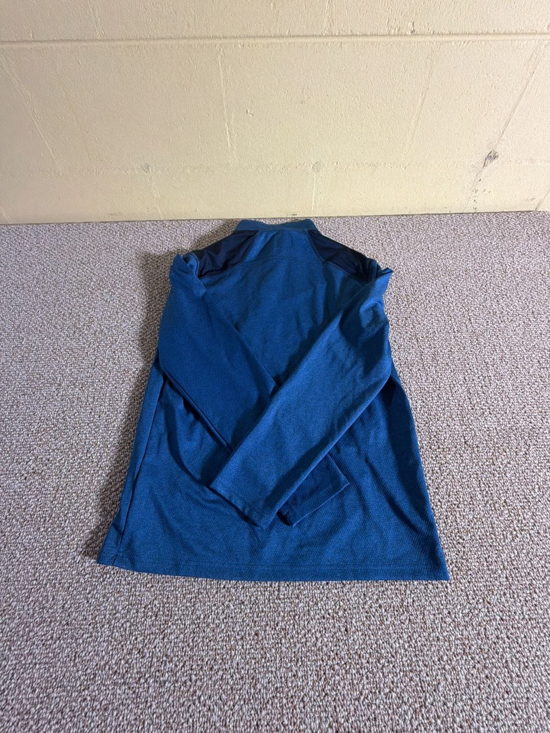 NordicTrack 1/4 Zip Pullover Size M Blue Athletic Shirt 5
