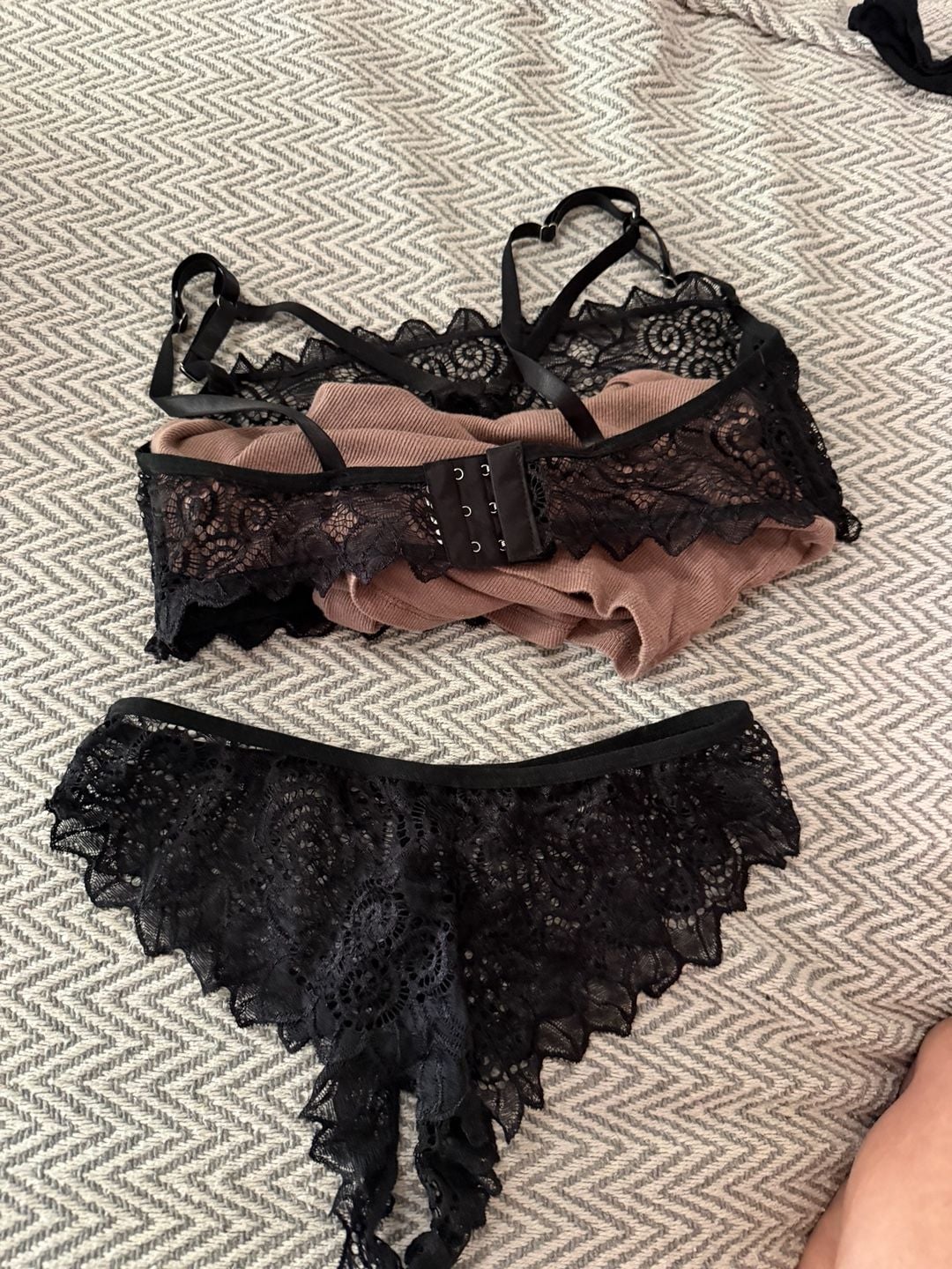 Random neon/ Red & Black Lace / fishnet Lingerie 6
