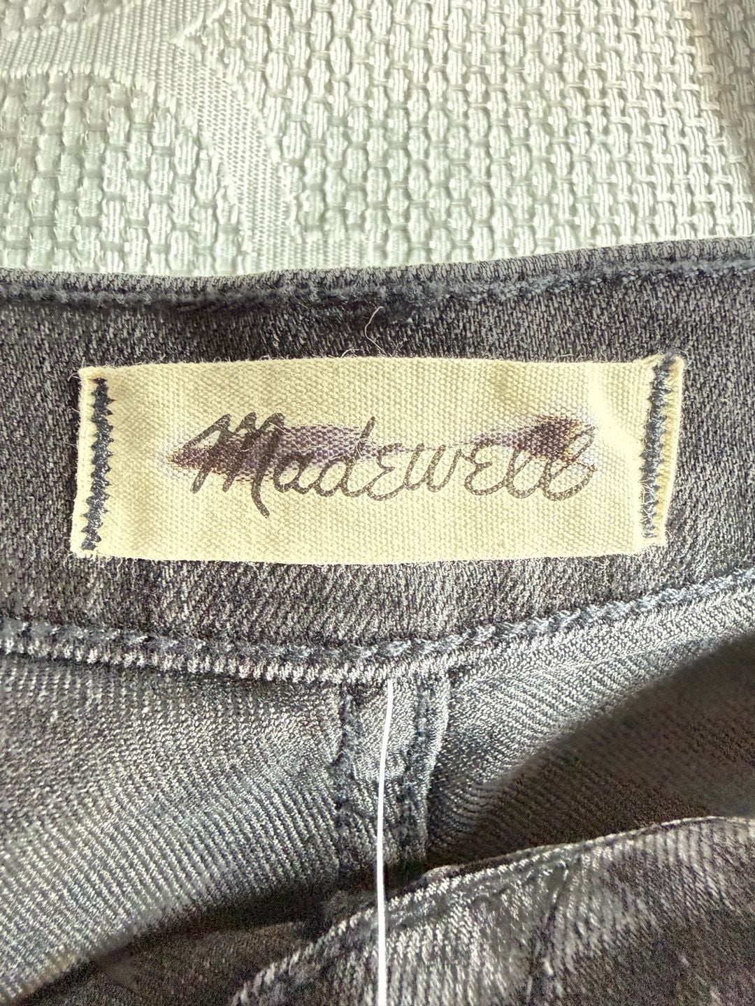 Madewell The Slim Boyjean Mid Rise Black Denim Jeans 7