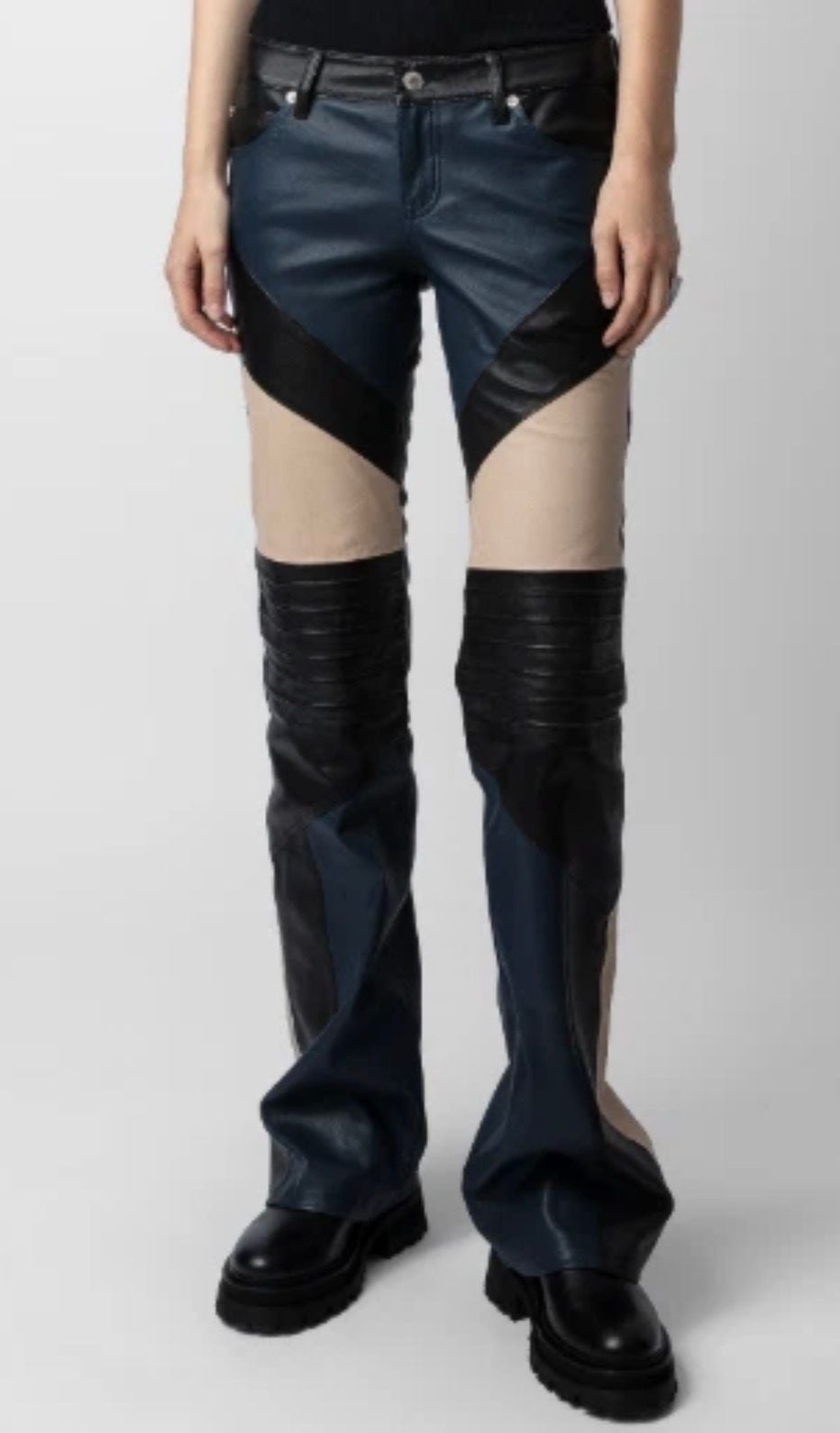 Zadig & Voltaire Paulin Leather Pants - size 42 NOIR 2
