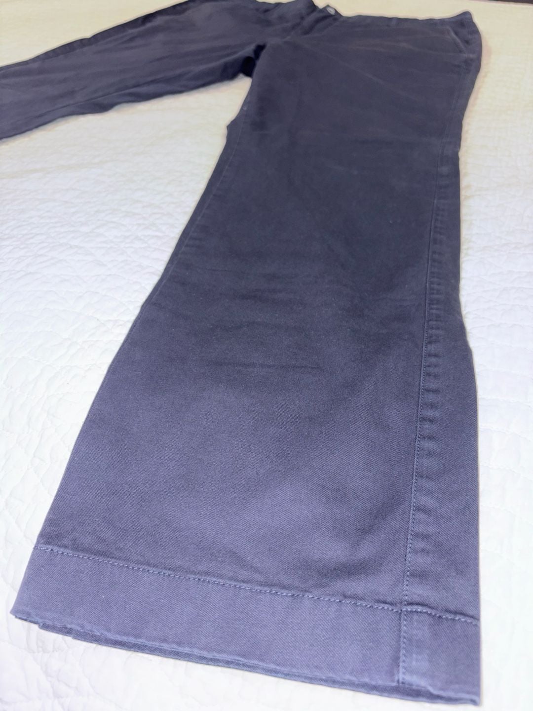 Psycho Bunny Pants Mens 38 Navy Blue Stretch Chino Golf Flat Front Cotton 4
