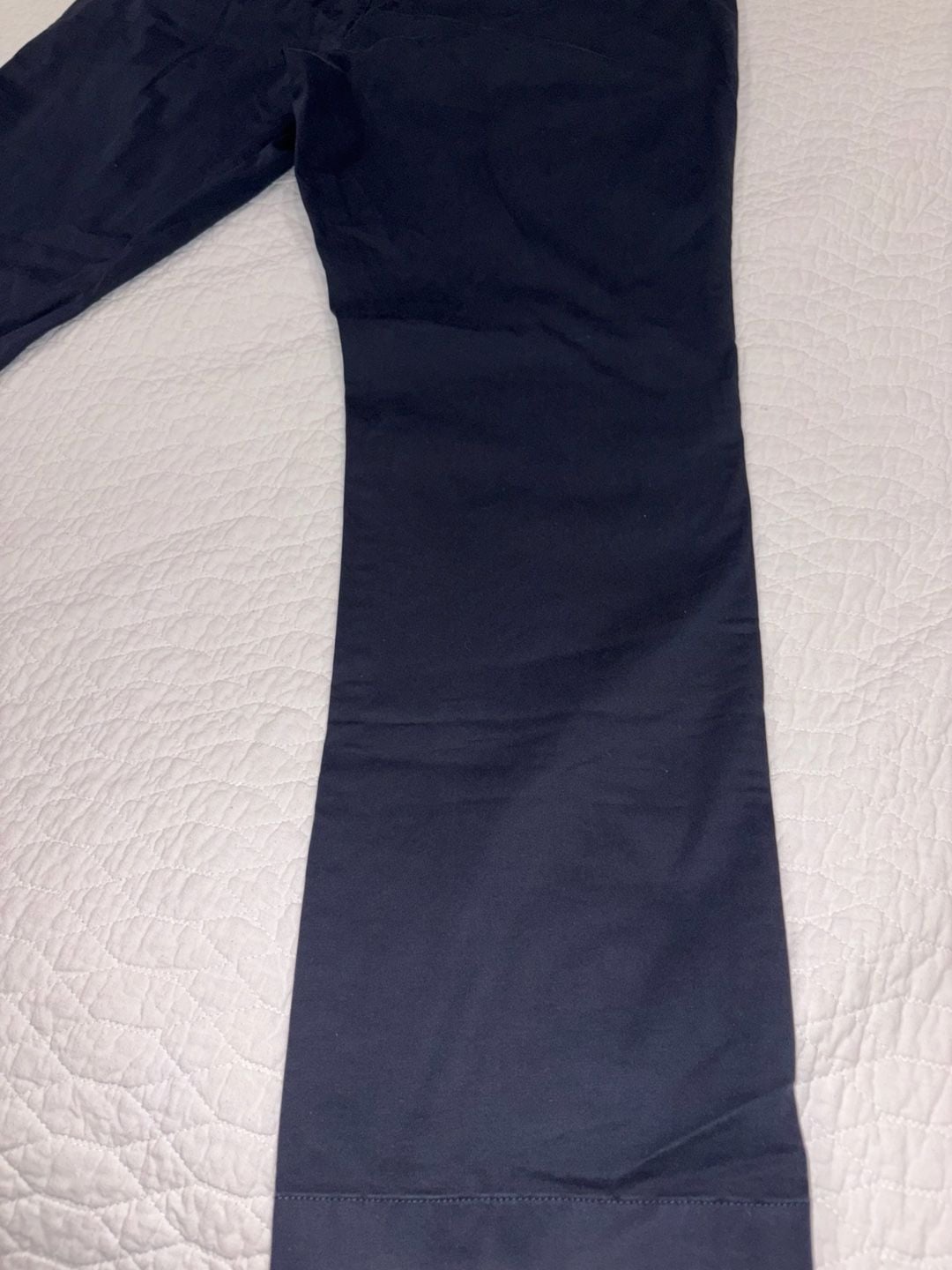 Psycho Bunny Pants Mens 38 Navy Blue Stretch Chino Golf Flat Front Cotton 9