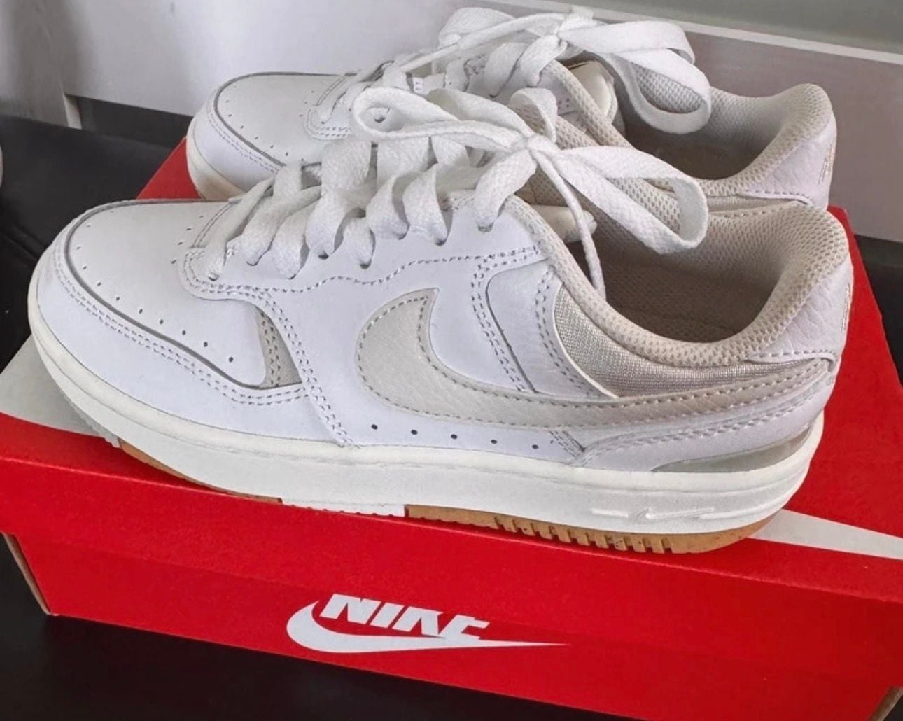 Nike Gamma Force Size 5 White Phantom Light Bone 3