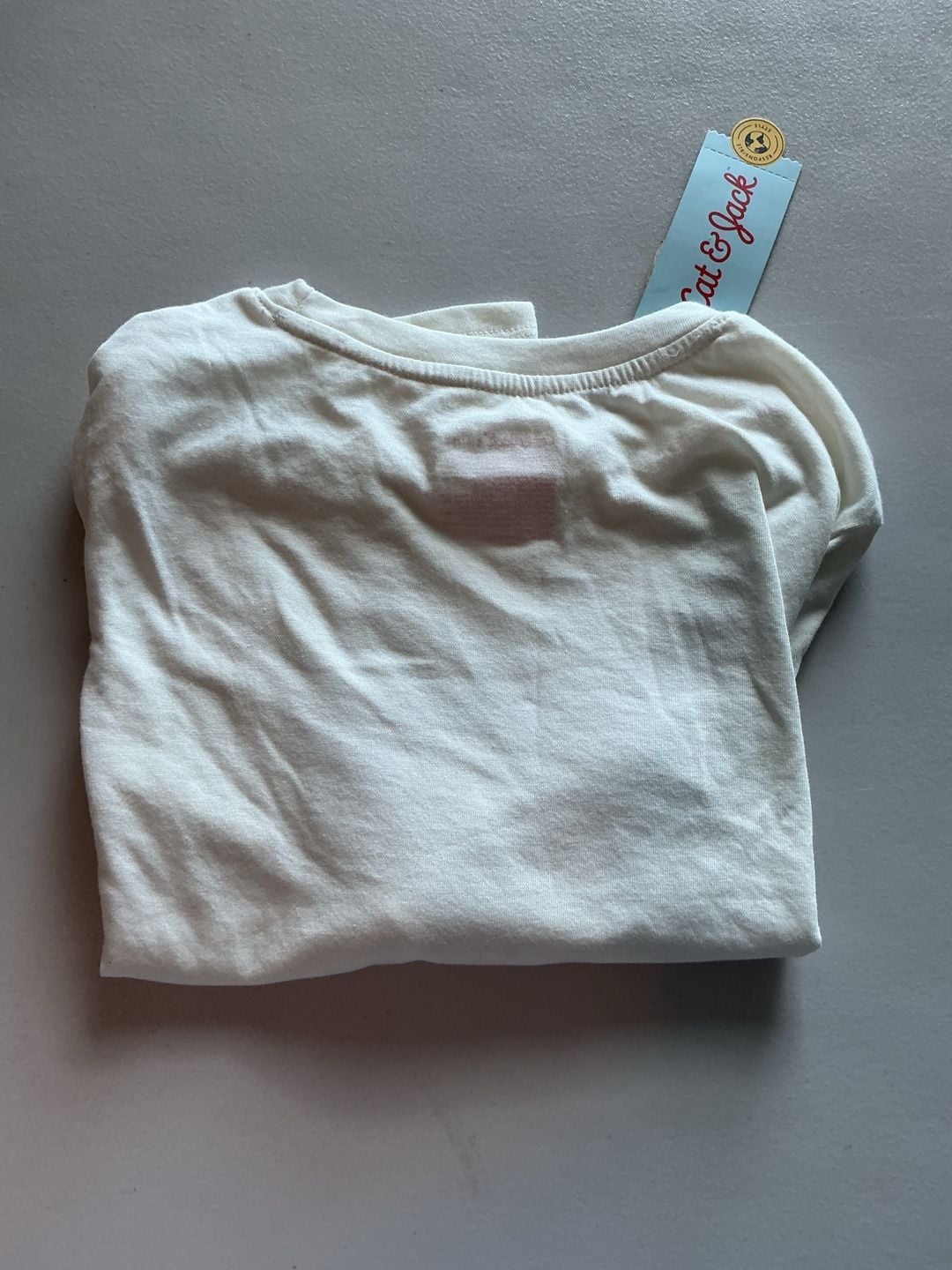 Girls' Long Sleeve 'Christmas Cat' Flip Sequin T-Shirt - Cat & Jack™ Cream M : , 4