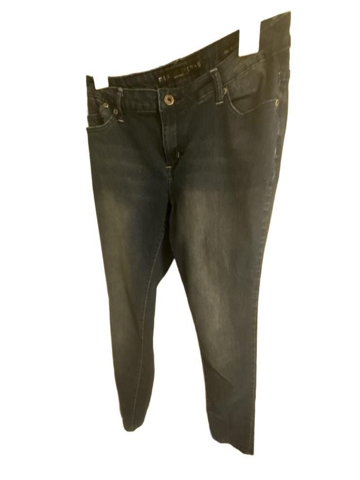 Salt Works Me ReSkinny Dark Wash Rhinestone Pocket Jeans 2