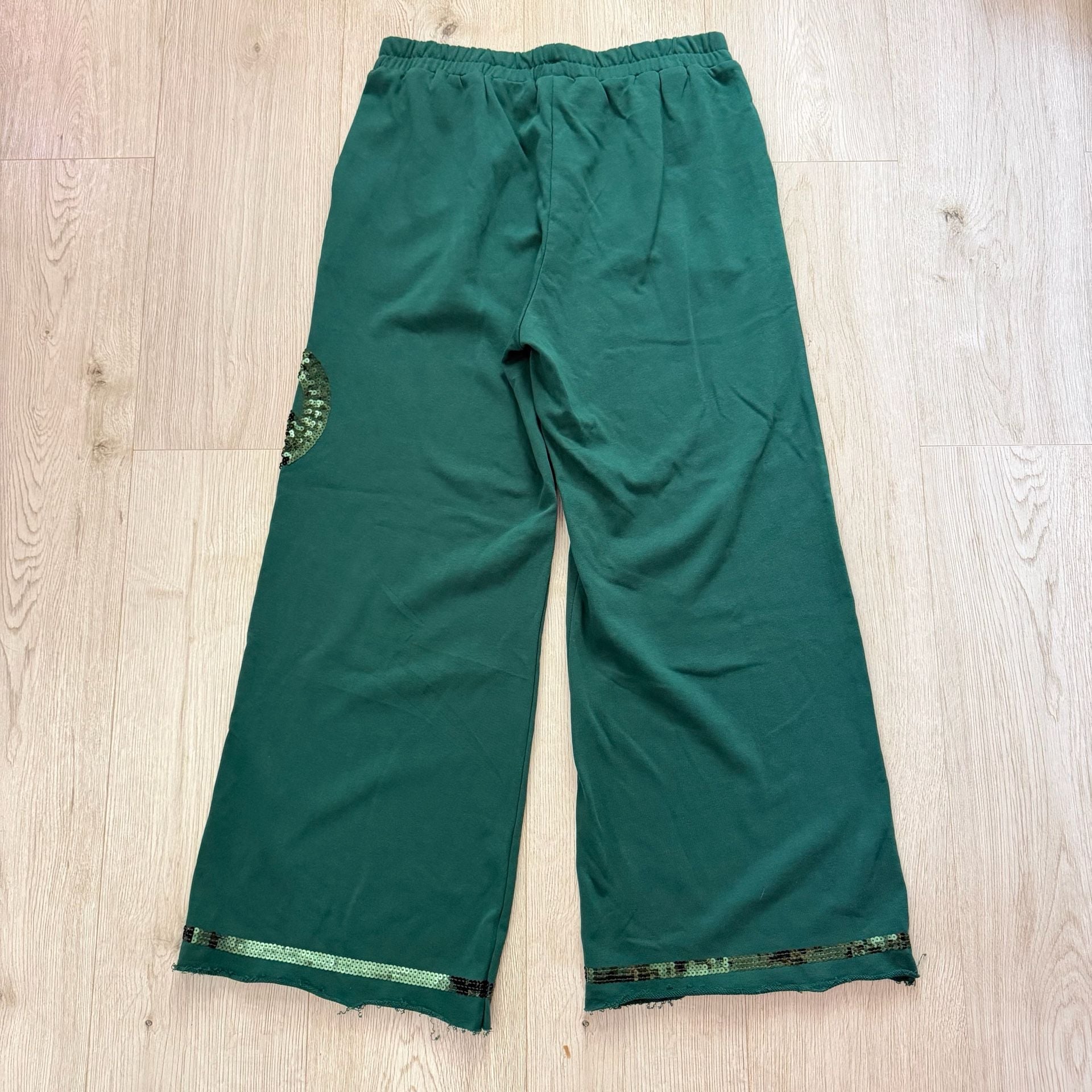 Umgee Sweatpants Green Sequin 8