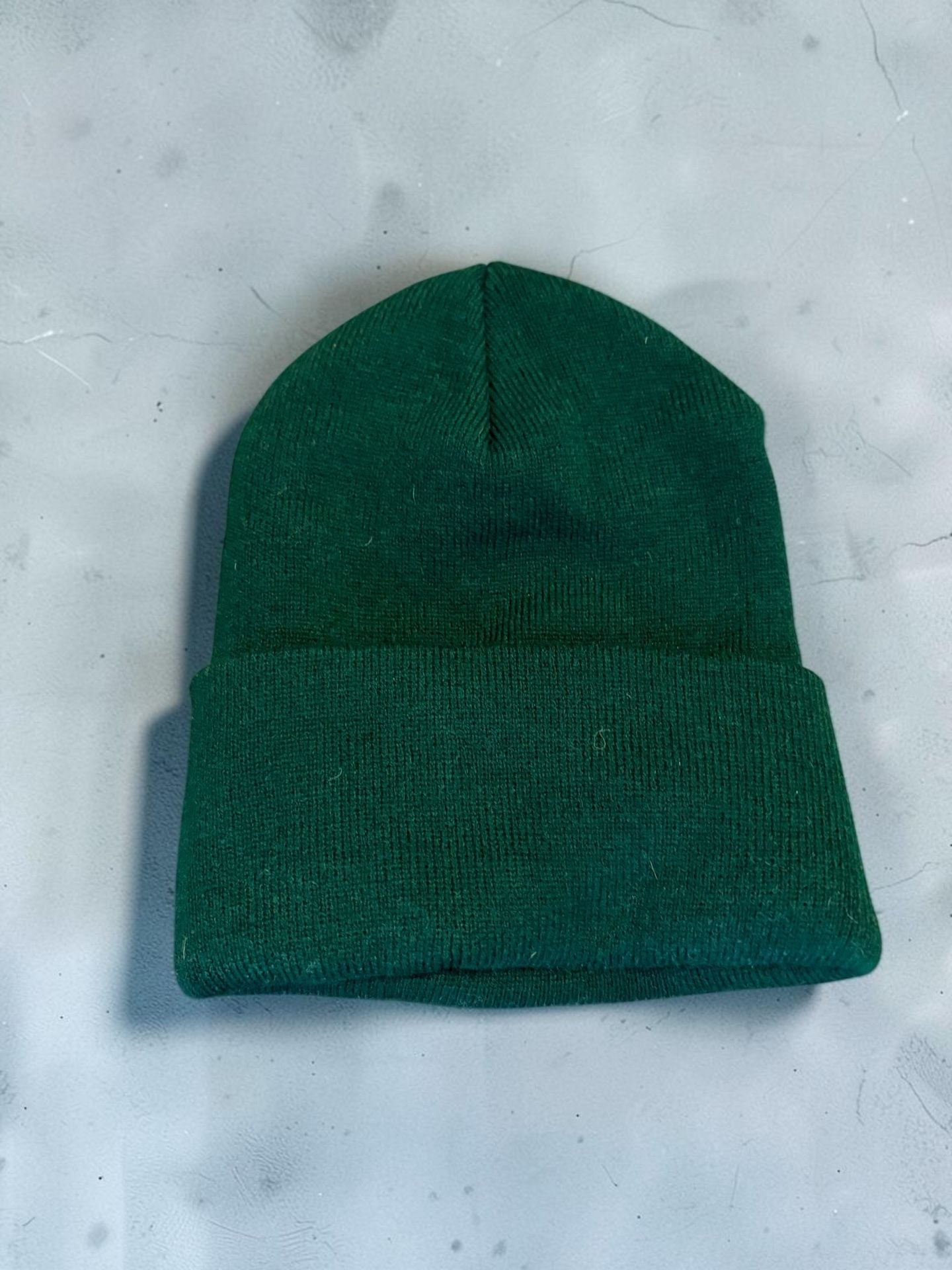 Port & Company Wingstop Embroidered Cuffed Beanie Green Acrylic 3