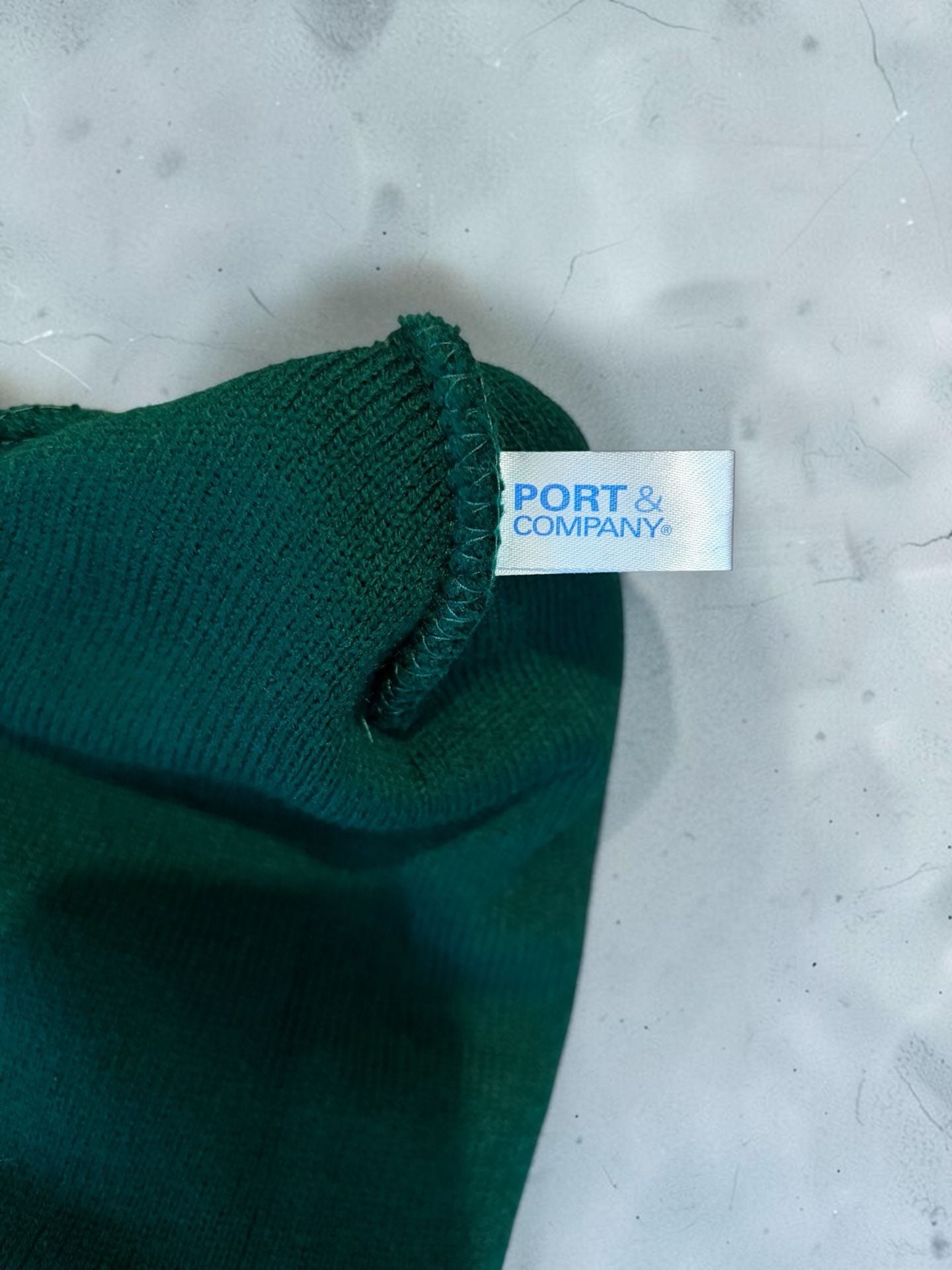 Port & Company Wingstop Embroidered Cuffed Beanie Green Acrylic 4