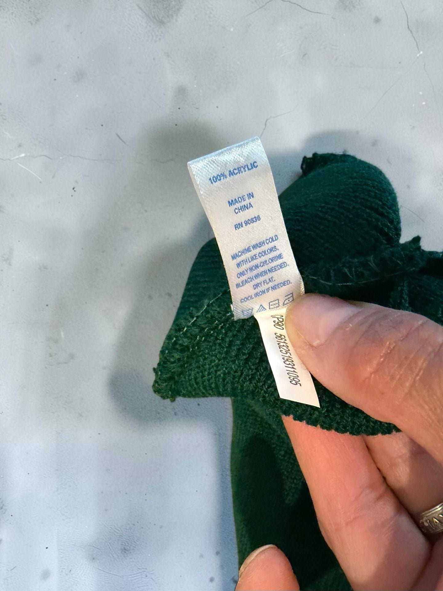 Port & Company Wingstop Embroidered Cuffed Beanie Green Acrylic 5
