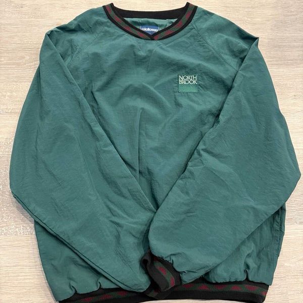 Holloway Northbrook Windbreaker Pullover Forest Green Vintage Size XL