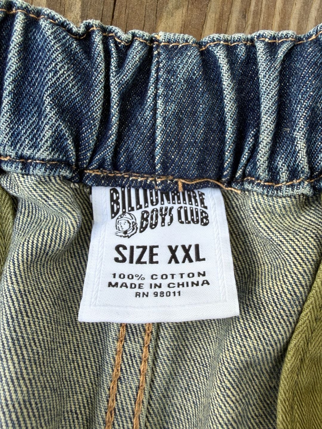Billionaire Boys Club Bronco Cargo Jeans Size XXL Blue Denim 4