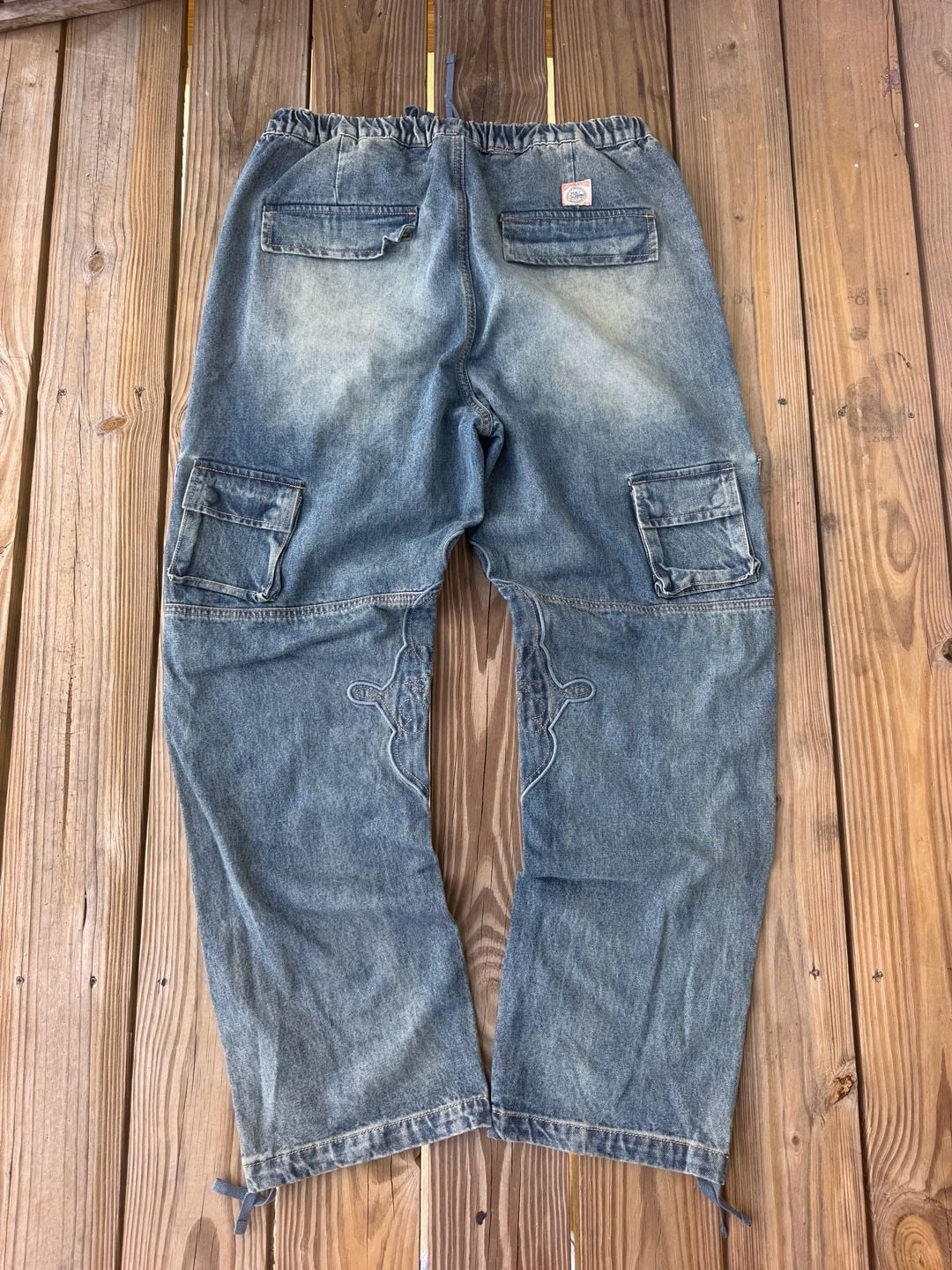 Billionaire Boys Club Bronco Cargo Jeans Size XXL Blue Denim 5