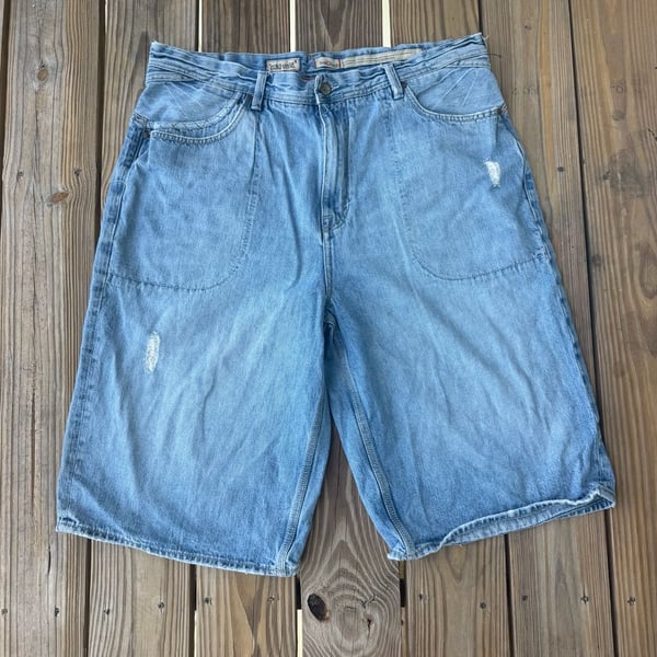 Ecko Unltd Denim Shorts Size 40 Light Wash Baggy Jorts