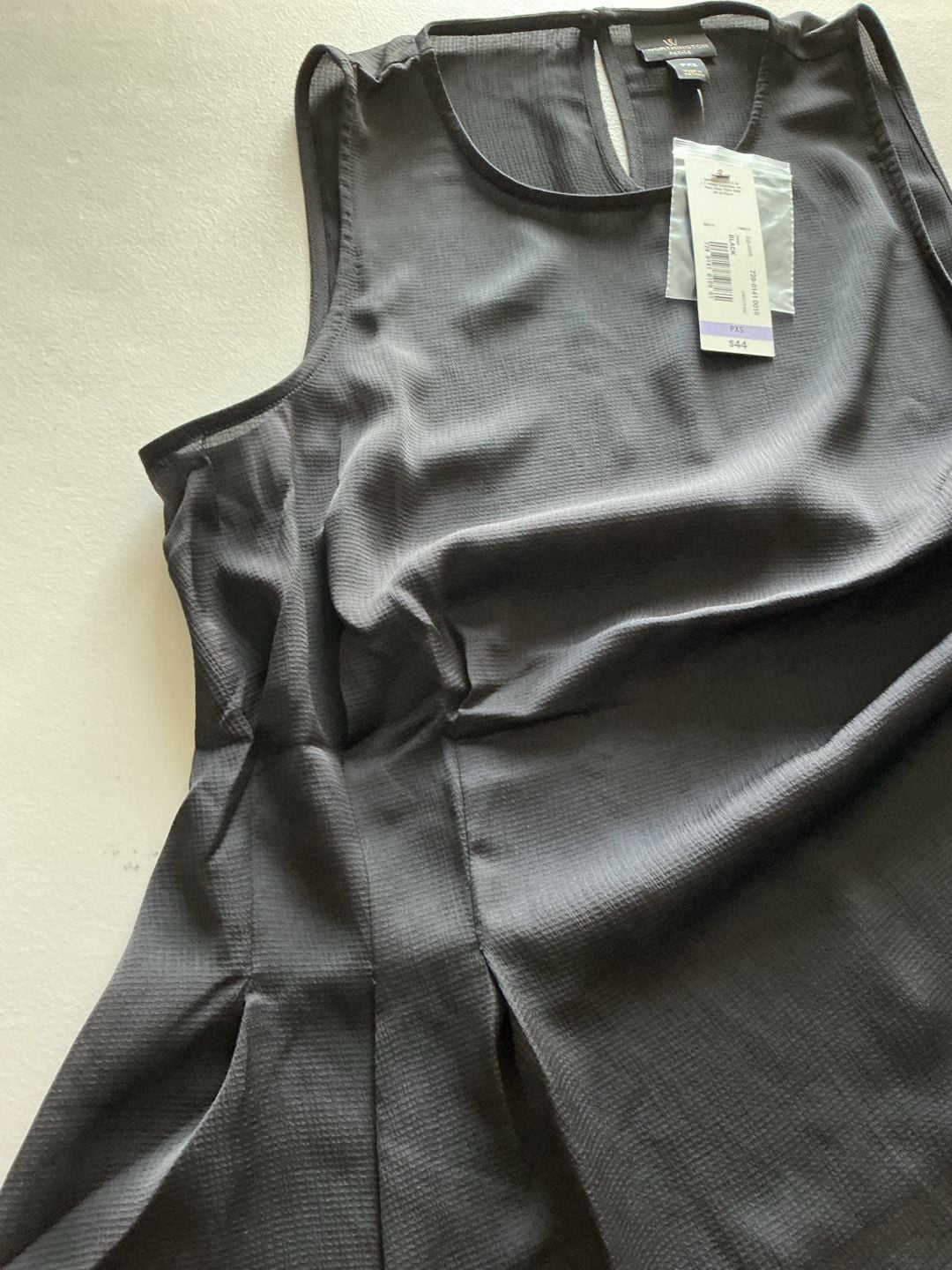 Worthington Petite Peplum Top Size PXS Black 4