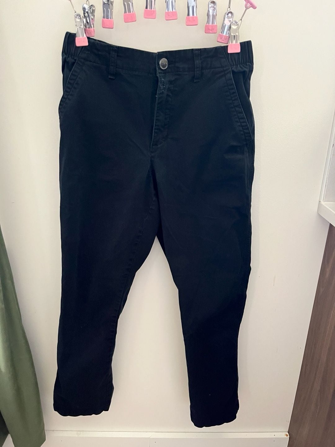 Old Navy Pants Size S Black Chino Casual 2