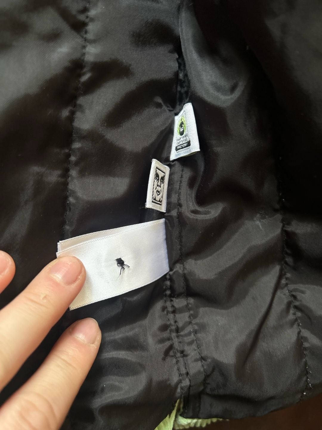 Obey Corduroy Shacket Size L Green Jacket Overshirt 4