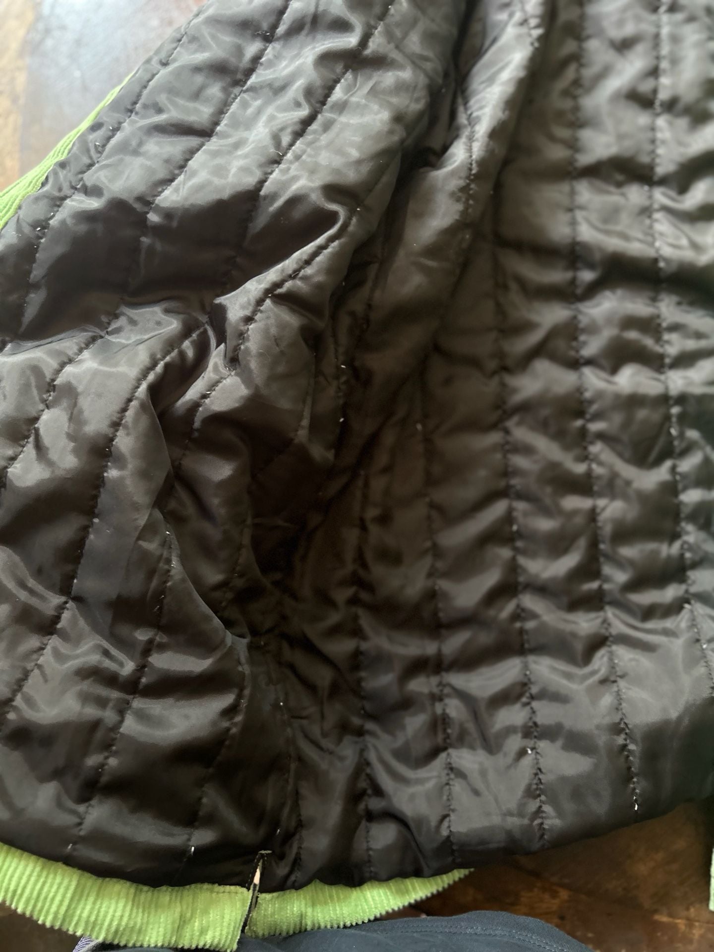 Obey Corduroy Shacket Size L Green Jacket Overshirt 6
