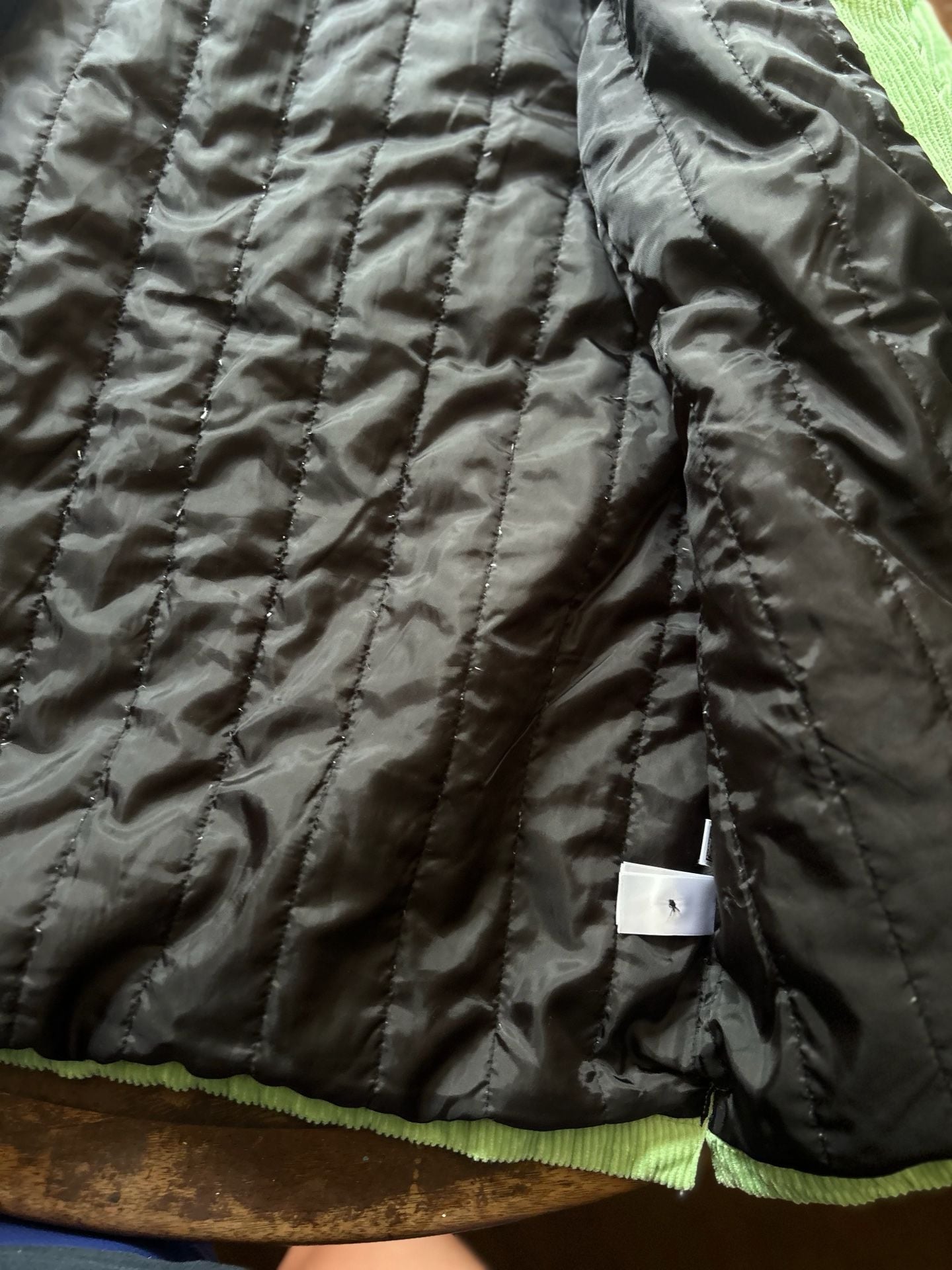 Obey Corduroy Shacket Size L Green Jacket Overshirt 7