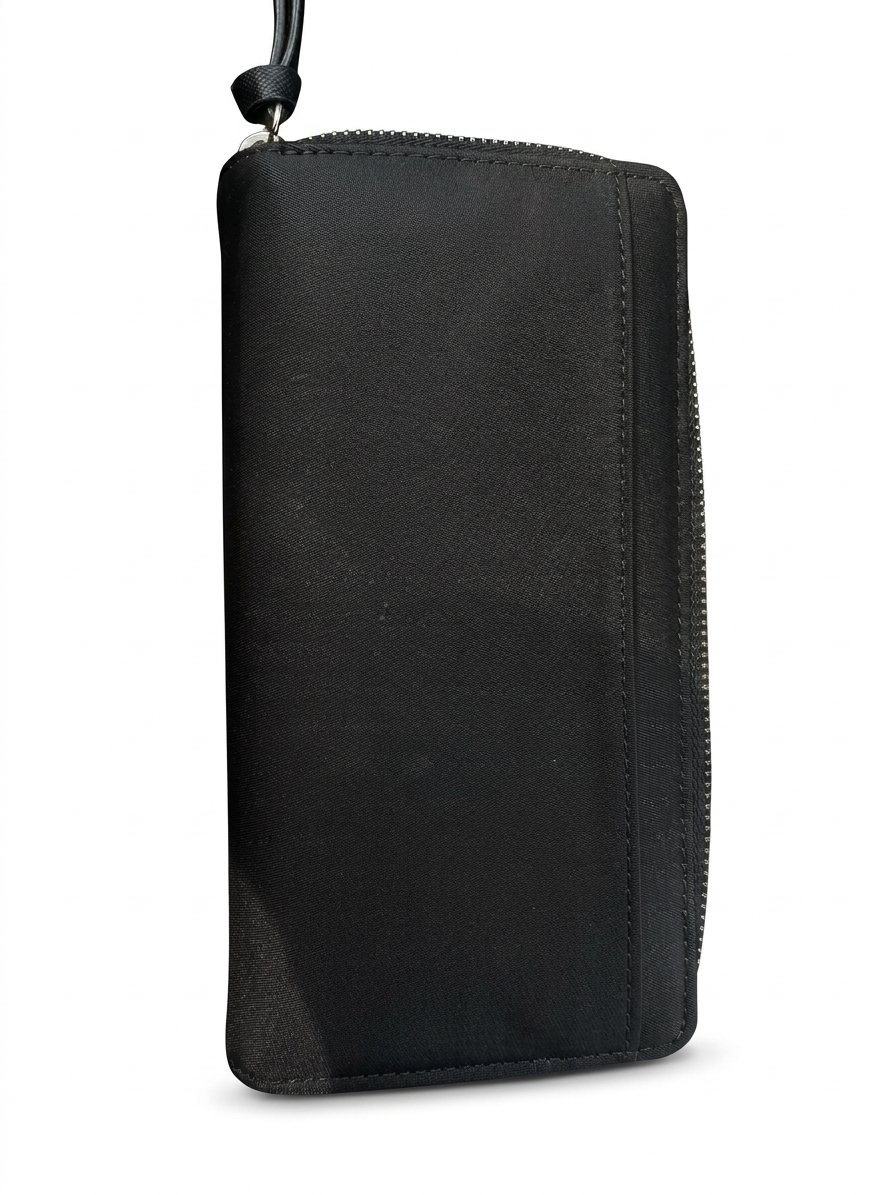Kate Spade Black Nylon Zip Around Wallet 3